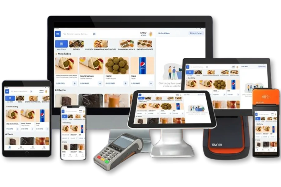 POS on desktop, tablet, phone and card terminal